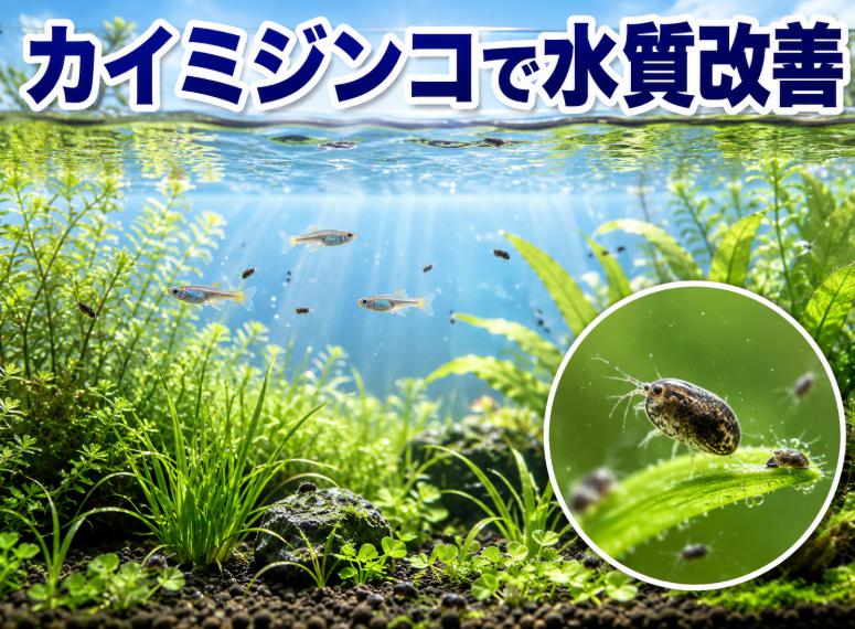 カイミジンコで水質改善!水槽の透明度を劇的に高める飼育方法