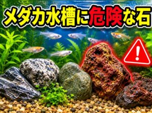 メダカ水槽に入れてはいけない石とは？危険な石を完全解説