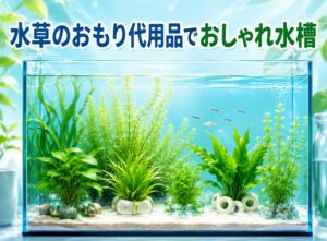 水草のおもり代用品で水槽をおしゃれに！手軽な方法を大公開