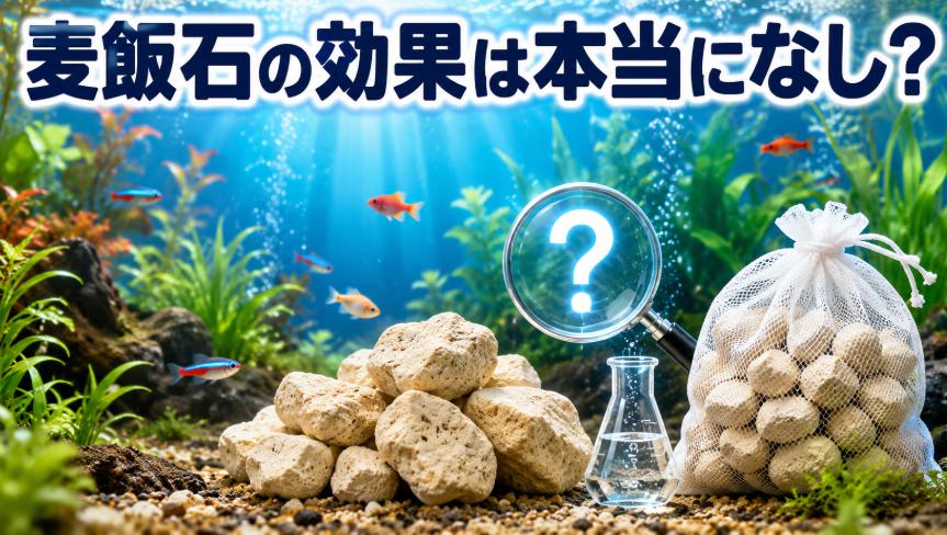 麦飯石の効果は本当になし？水槽での正しい使い方と科学的根拠