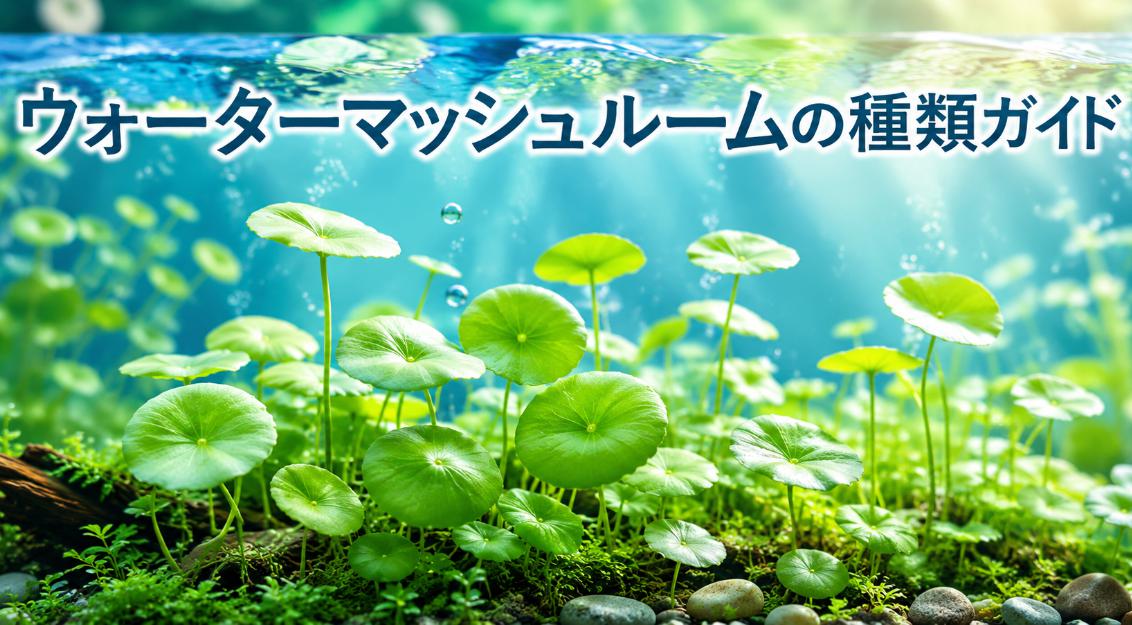 ウォーターマッシュルームの種類を完全ガイド|水草選びの決定版